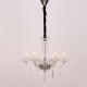 ACA LIGHTING CANDELEU VIOLET 6X14 CRISTAL TRANSPARENT BLK80286PCC