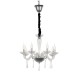 ACA LIGHTING CANDELEU VIOLET 6X14 CRISTAL TRANSPARENT BLK80286PCC