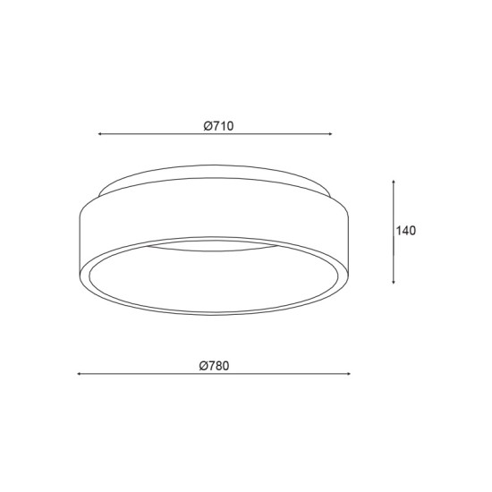 ACA LIGHTING CEILING MISSY CRYSTAL 4XΕ14 CHROME MISSY404C