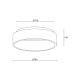 ACA LIGHTING CEILING MISSY CRYSTAL 4XΕ14 CHROME MISSY404C
