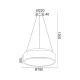ACA LIGHTING LED APOLLO 73W CCT 5450LM Ф78 METAL/PVC BR81LEDP78BKCCT