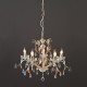 ACA LIGHTING ПОЛИЛЕЙ SARDINIA 5ХΕ14 АНТИЧНО БЯЛО/ЗЛАТО DL9345PWG