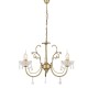 ACA LIGHTING CHANDELIER FABERGE 3XΕ14 BRONZE,CRYSTAL DLA12153P