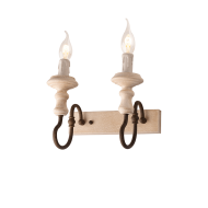 ACA LIGHTING WALL LIGHT TOULOUSE 2XΕ14 ANTIQUE EG172W25R