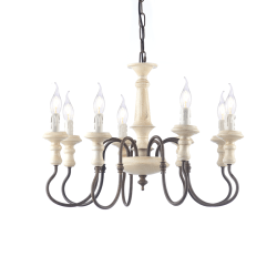 ACA LIGHTING ПОЛИЛЕЙ TOULOUSE 8ΧΕ14 АНТИК EG178P60R