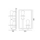 ACA LIGHTING WALL LAMP TESLA 2xE27 WOOD + BLACK EG842W36B