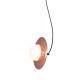 ACA LIGHTING LUSTRAR HYDRA 1XG9 COPPER/BLACK METAL HL4301P23BC
