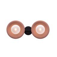 ACA LIGHTING WALL LAMP HYDRA 2XG9 COPPER/BLACK METAL HL4302W47BC