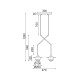 ACA LIGHTING LUSTRAR LAYLA  ALAMA  2XG9 HL4312P46BB
