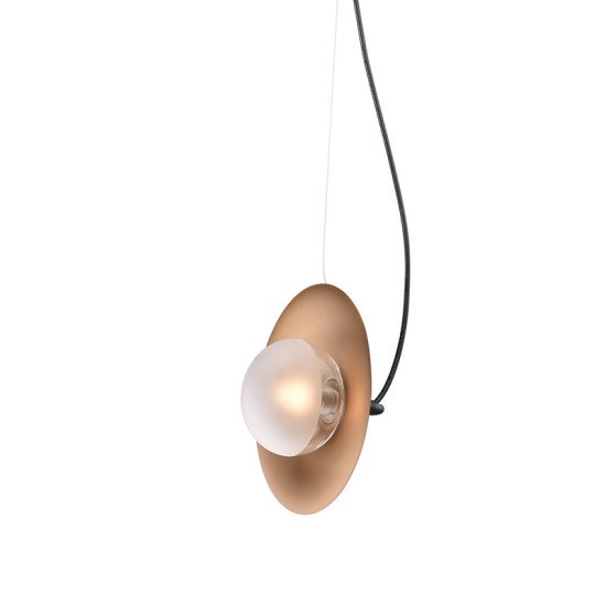 ACA LIGHTING PENDANT LAYLA 1XG9 BRASS HL4321P23BB