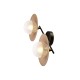 ACA LIGHTING WALLLAMPT LAYLA 2XG9 BRASS HL4322W47BB