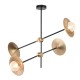 ACA LIGHTING ПОЛИЛЕЙ LAYLA 2 4XG9 МЕСИНГ HL4324C84BB