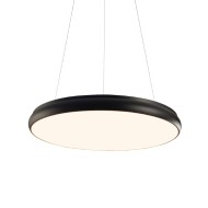 ACA LIGHTING PENDULE LED KALLISTA 32W CCT 2560lm Ф40 METAL/PVC NEGRU HM27LEDP40BKCCT