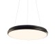 ACA LIGHTING PENDULE LED KALLISTA 70W CCT 5600lm Ф70 METAL/PVC NEGRU HM27LEDP80BKCCT