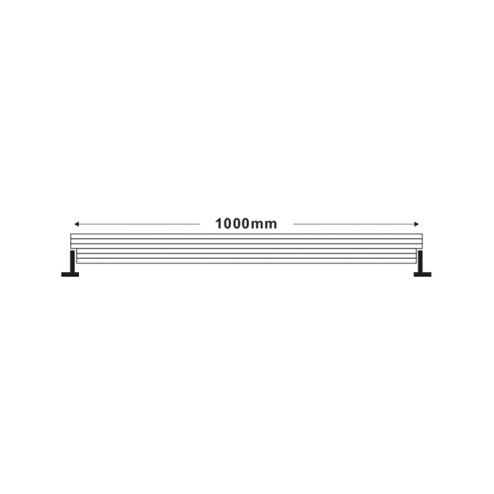 ACA LIGHTING PROIECTOR LINIAR LED PENTRU FAȚADĂ 36W 4000K 1m IP66 NOC3640