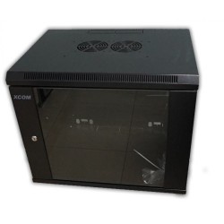 RACK 19" КОМУНИКАЦИОНЕН ШКАФ СТЕНЕН СТЪКЛЕНА ВРАТА 12U W600/D450/H635