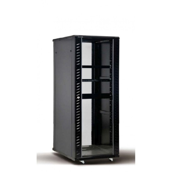 RACK 19" СЪРВЪРЕН ШКАФ СТЪКЛЕНА ВРАТА 18U  W600/D1000/H1000