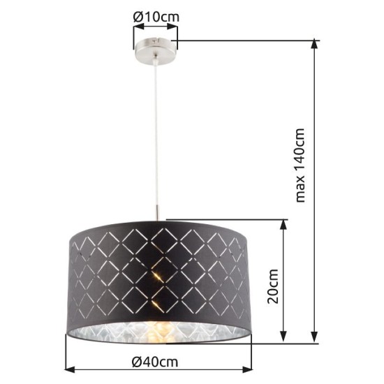 GLOBO PENDUL KIDAL 15228H
