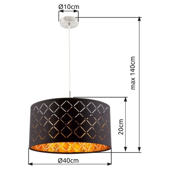 GLOBO PENDUL CLARKE 15229H
