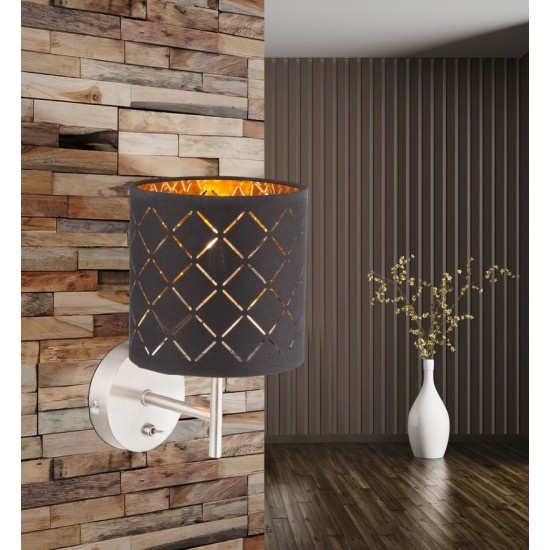 GLOBO LAMPA DE PERETE CLARKE  15229W