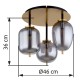 GLOBO CANDELABRU BLACKY 1 15345-3DMM
