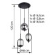GLOBO ПОЛИЛЕЙ BLACKY 15345-3