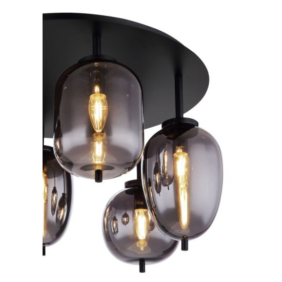 GLOBO CEILING LAMP BLACKY  15345-6D