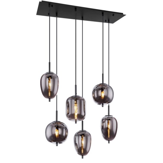 GLOBO PENDANT CHANDELIER BLACKY  15345-6