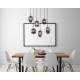 GLOBO PENDANT CHANDELIER BLACKY  15345-6