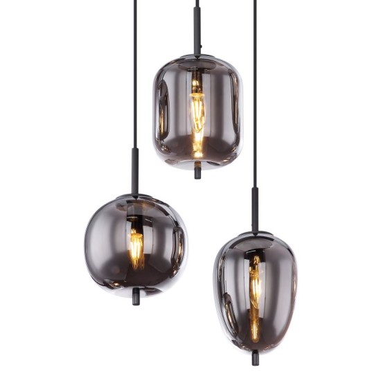 GLOBO PENDANT CHANDELIER BLACKY  15345-6