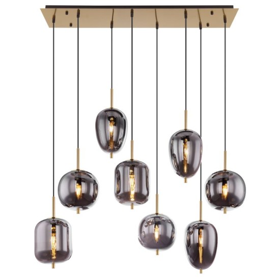 GLOBO PENDUL CANDELABRU BLACKY 15345-8MM
