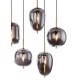 GLOBO PENDUL CANDELABRU BLACKY 15345-8MM