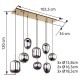 GLOBO PENDUL CANDELABRU BLACKY 15345-8MM