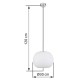 GLOBO PENDUL BLACKY I 15345H1NO