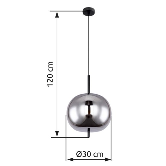 GLOBO PENDUL BLACKY 15345H1