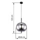 GLOBO PENDUL BLACKY 15345H1