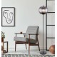 GLOBO FLOOR LAMP BLACKY 15345S
