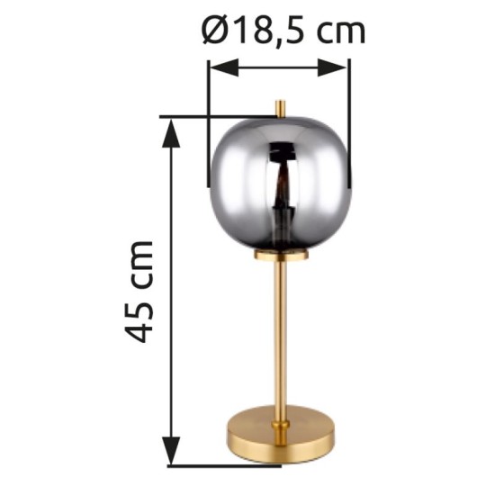 GLOBO НАСТОЛНА ЛАМПА BLACKY I 15345TMM