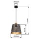 GLOBO PENDUL ABLONA 15451H