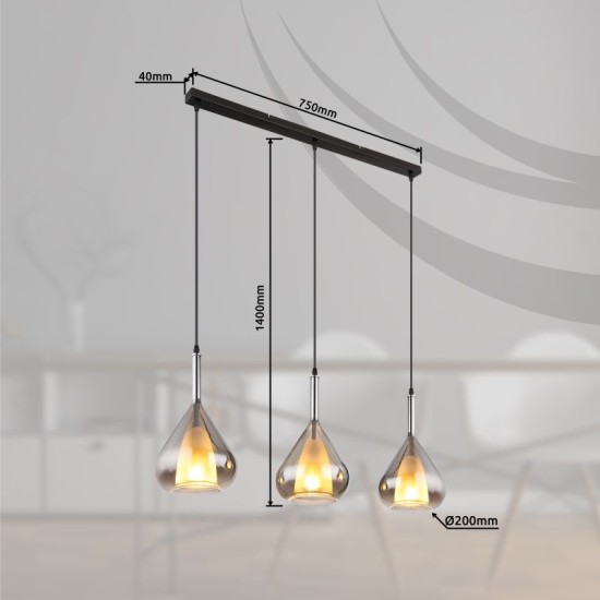 GLOBO PENDUL GEEKY 15542-3