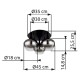 GLOBO CEILING LAMP MAXY 15548-3D