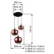 GLOBO PENDANT LAMP MAXY 15548-3HG