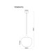 GLOBO PENDANT LAMP MAXY 15548H1G