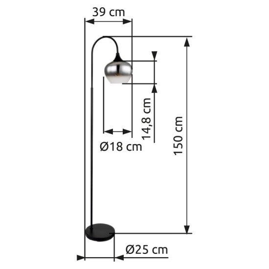 GLOBO FLOOR LAMP MAXY 15548S