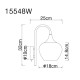 GLOBO LAMPA DE PERETE MAXY 15548W