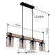 GLOBO CEILING LAMP LILA 15555-4H