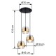 GLOBO CEILING LAMP MILLEY 15560-4H