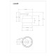 GLOBO LAMPA DE PERETE MILLEY 15560W