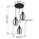 GLOBO PENDUL RYAN 15627-3