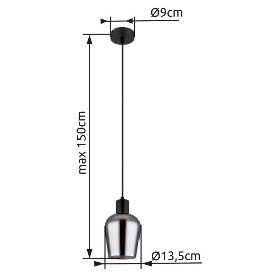GLOBO PENDUL RYAN 15627